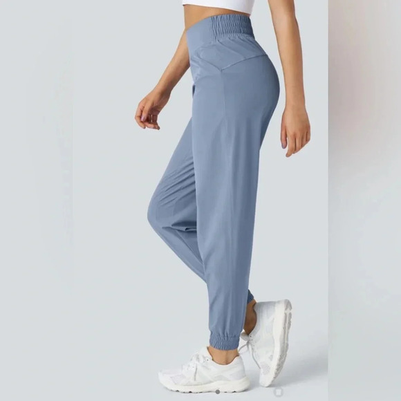 Halara High Waisted Elastic Waistband Hiking Joggers Blue Size XS - Picture 3 of 12